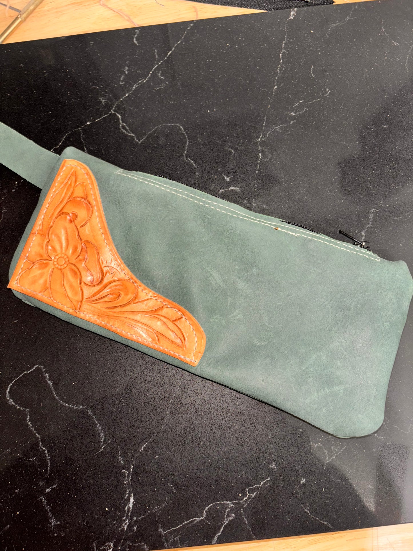 Tooled pouch