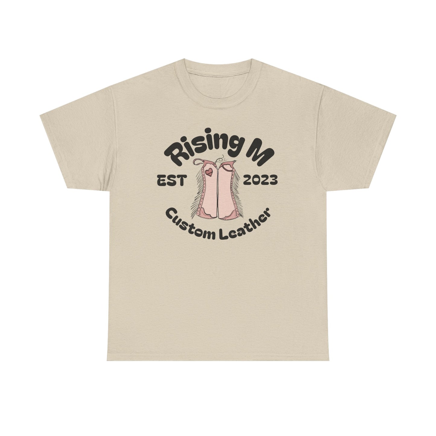 Rising M Custom Leather Ranch Pant tee