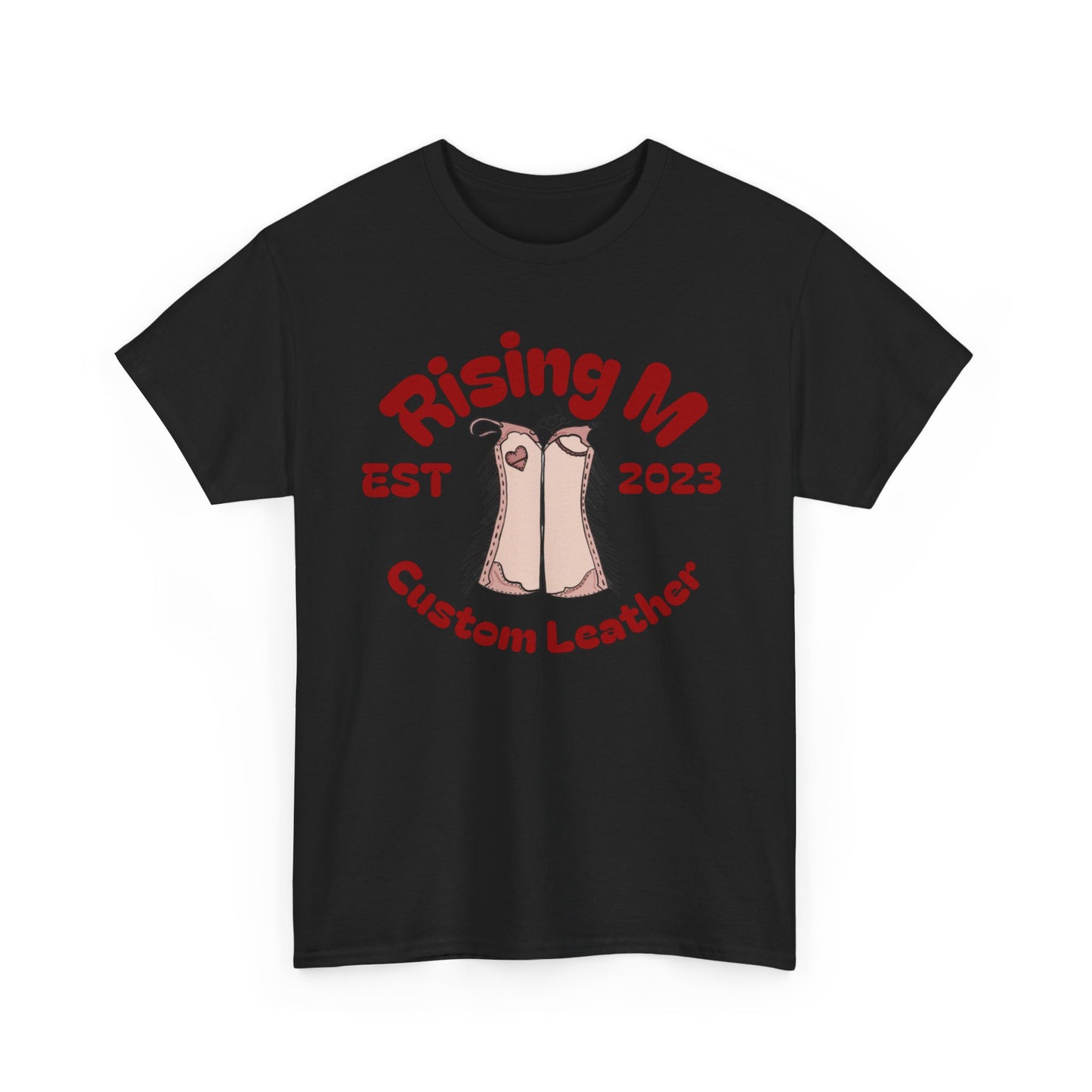 Rising M Custom Leather Ranch Pant tee