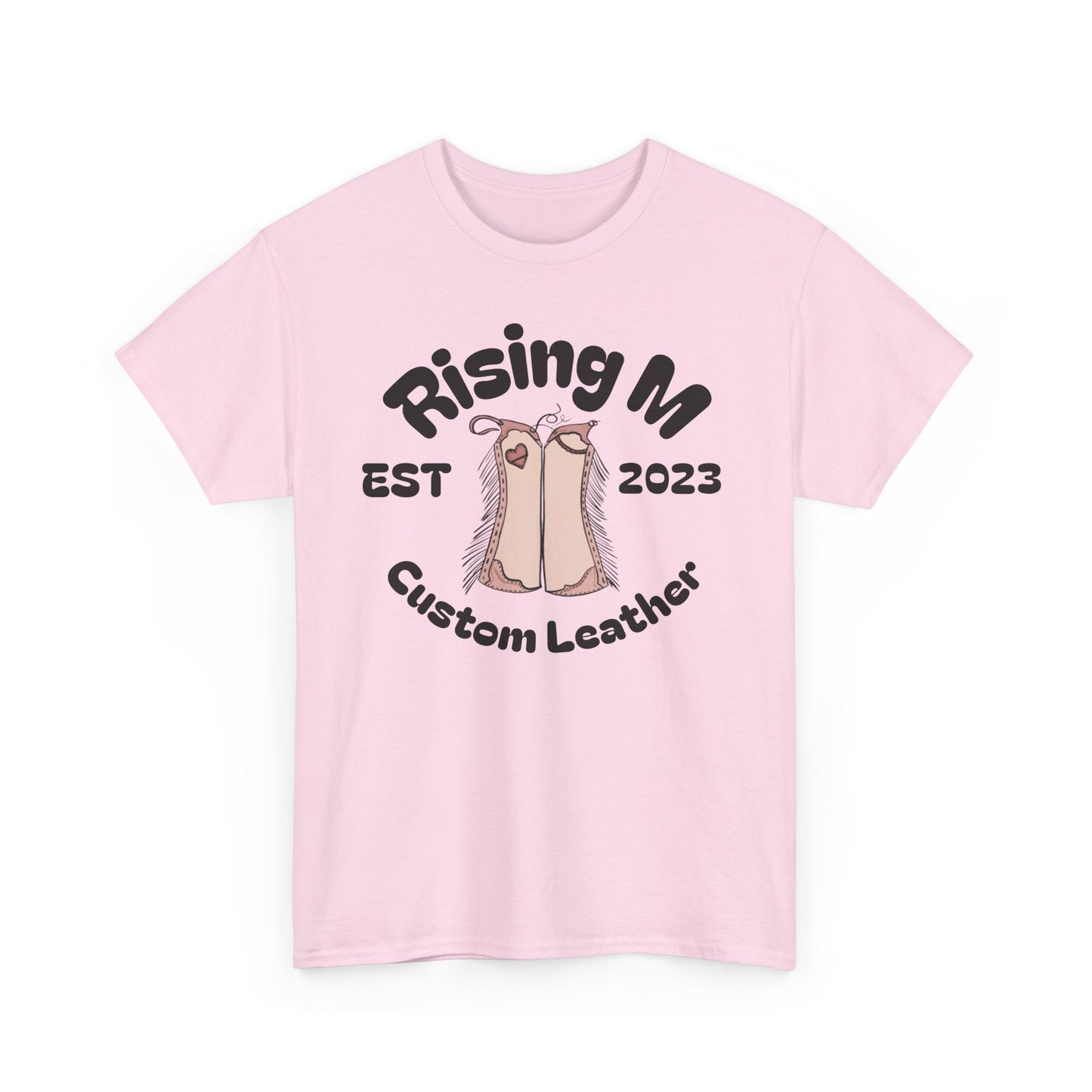 Rising M Custom Leather Ranch Pant tee