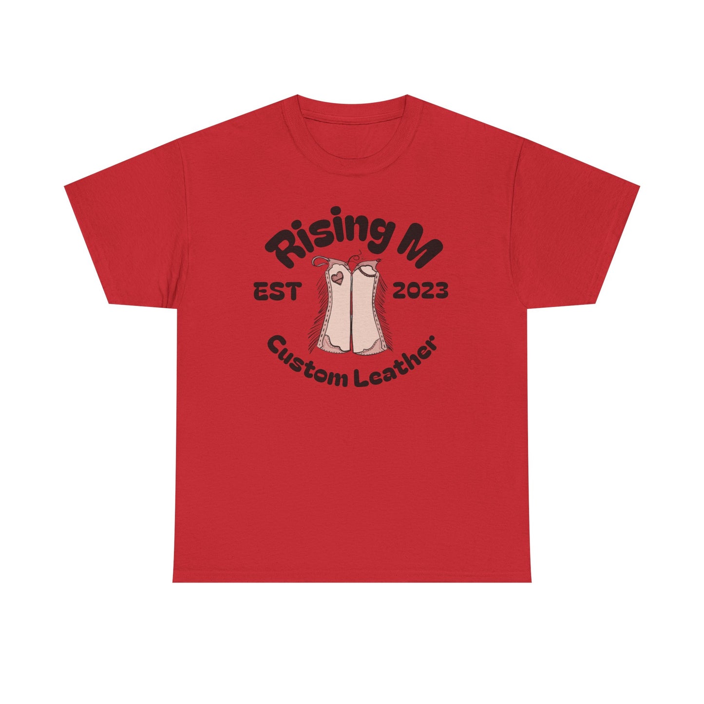 Rising M Custom Leather Ranch Pant tee