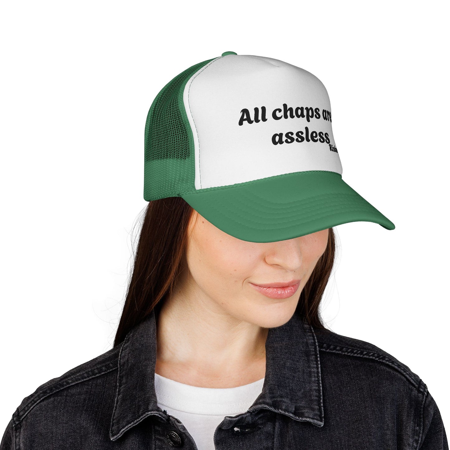 Funny Rodeo Cowboy Trucker Cap, Assless Chaps Western Ball Cap, Cowboy Hat Gift, Rodeo Apparel, Cowboy Costume Accessory