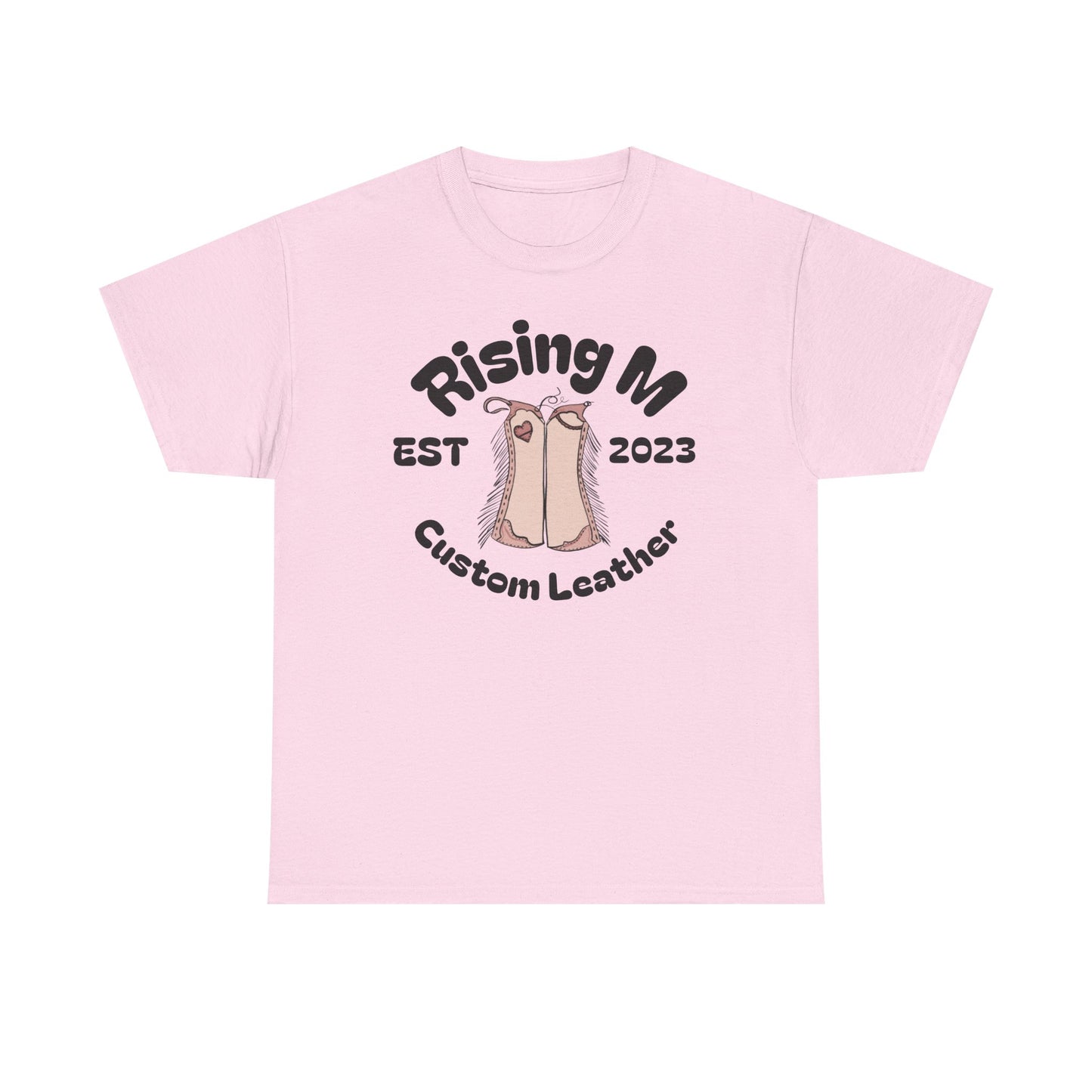 Rising M Custom Leather Ranch Pant tee