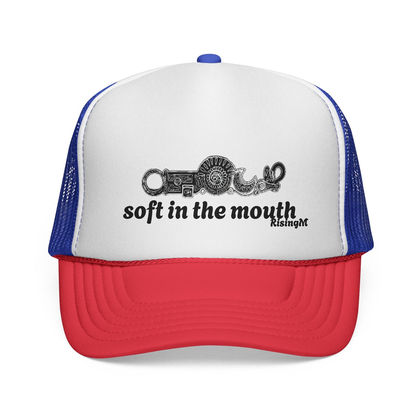 Funny Soft in the Mouth Trucker Cap, western humor, Great Gift for Friends, Summer Style. Cowboy fashion
