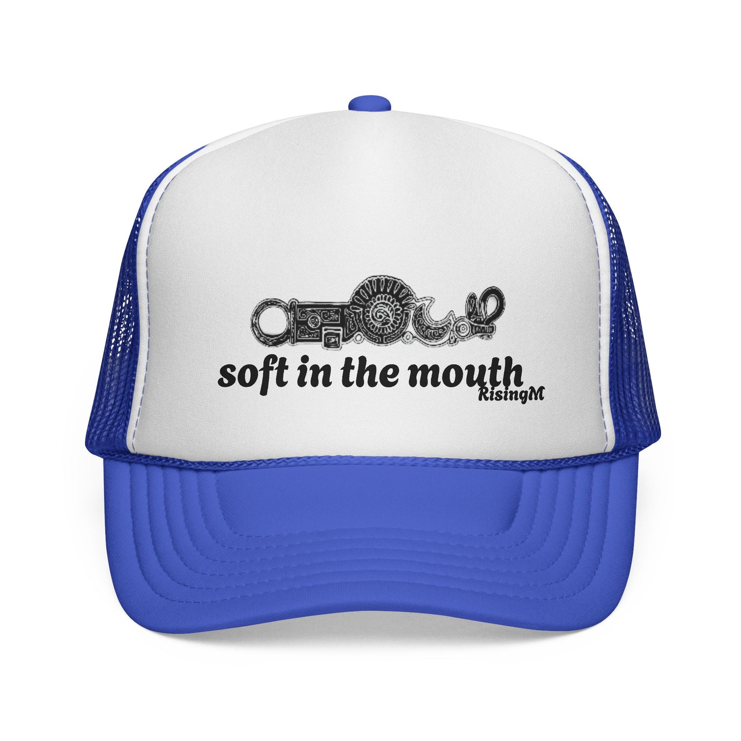 Funny Soft in the Mouth Trucker Cap, western humor, Great Gift for Friends, Summer Style. Cowboy fashion
