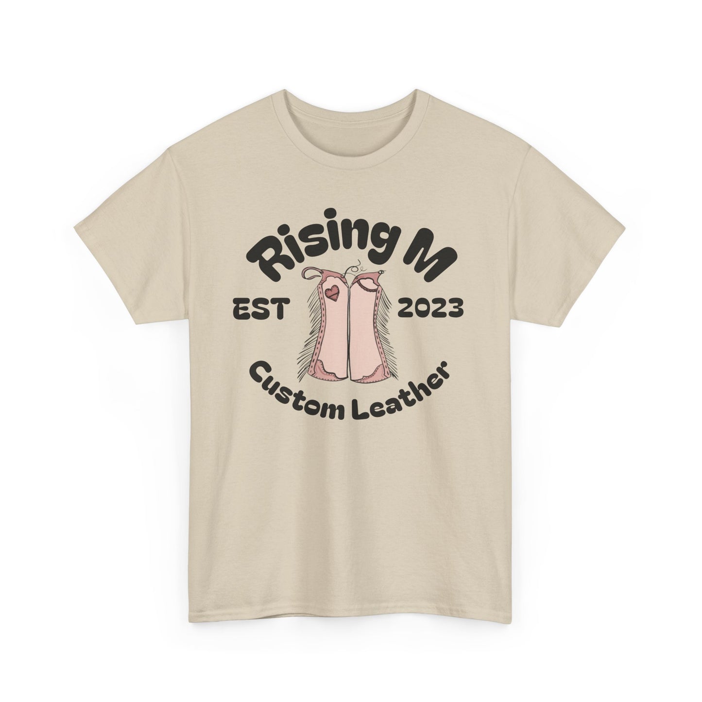 Rising M Custom Leather Ranch Pant tee