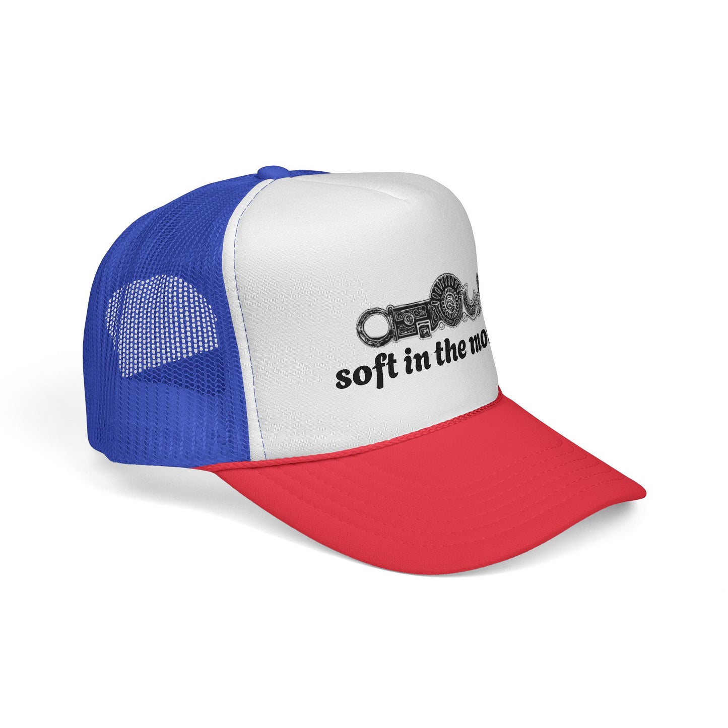 Funny Soft in the Mouth Trucker Cap, western humor, Great Gift for Friends, Summer Style. Cowboy fashion