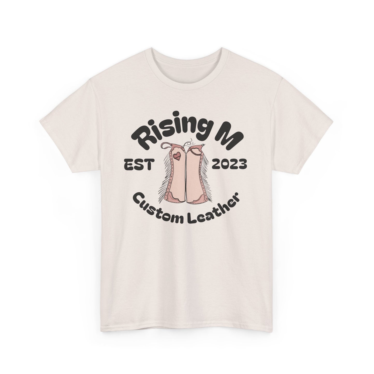 Rising M Custom Leather Ranch Pant tee