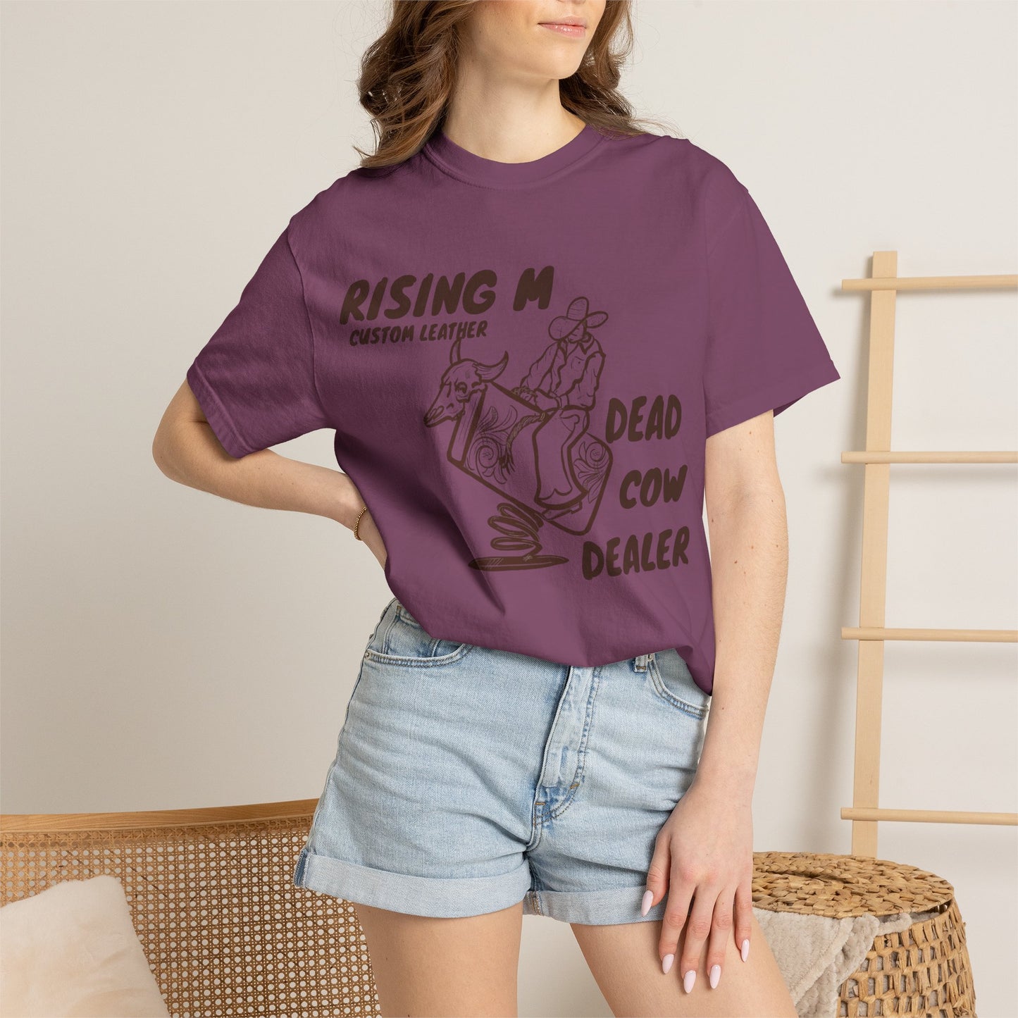 Dead Cow Dealer comfort colors tee ( front design only)
