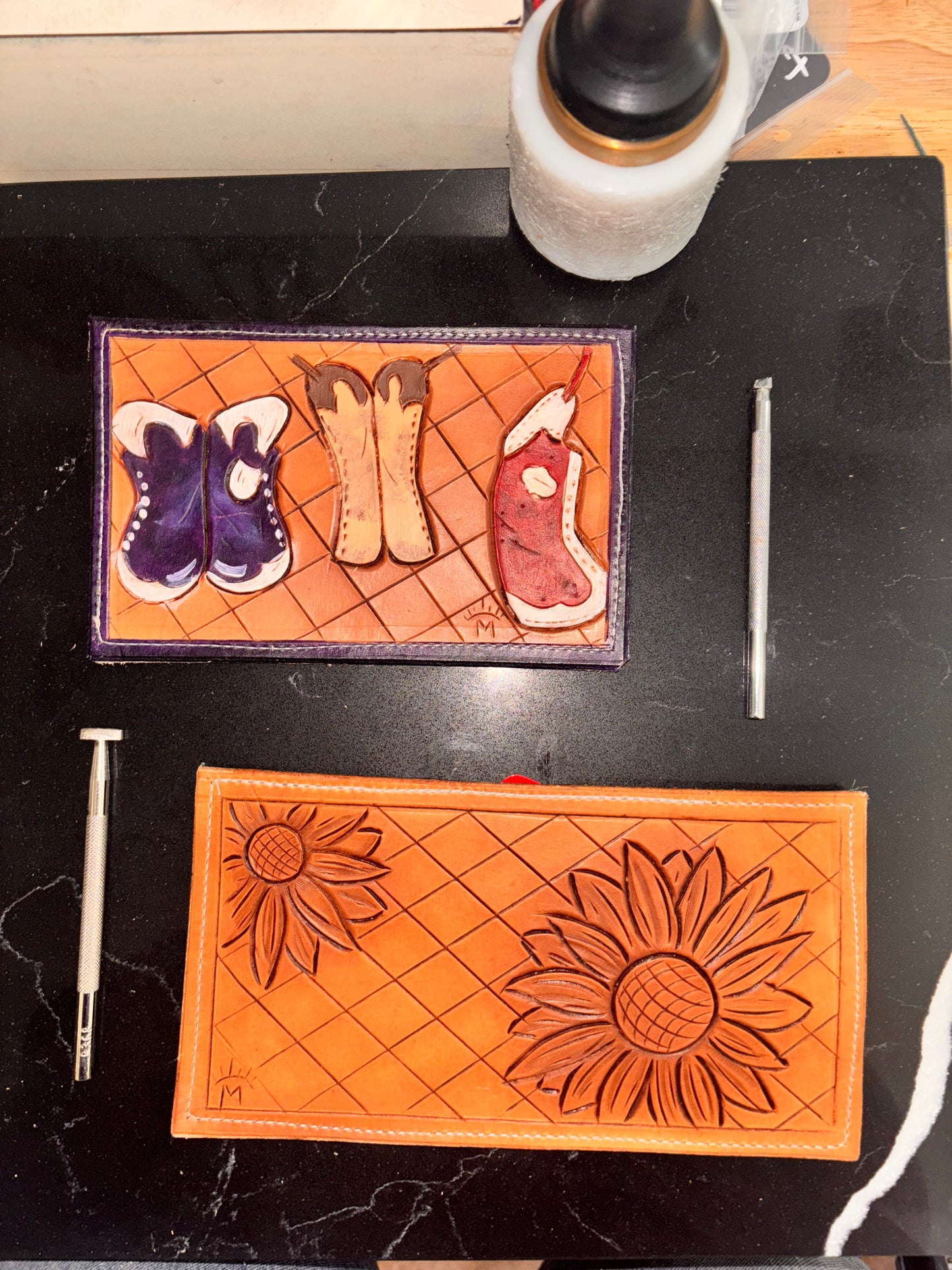 Chapped Flat wallet
