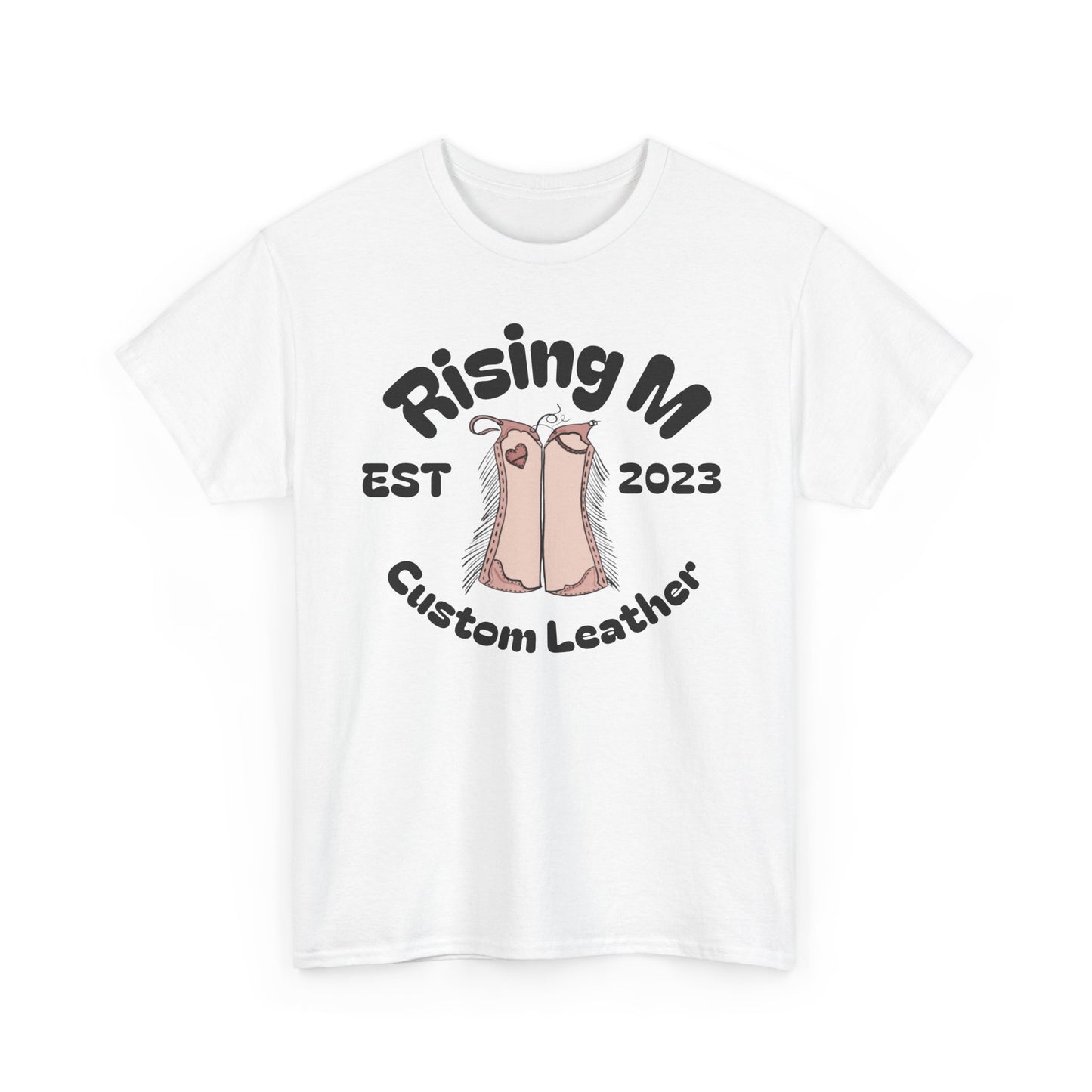 Rising M Custom Leather Ranch Pant tee