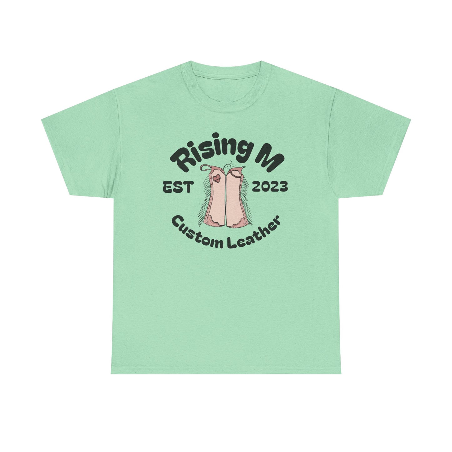 Rising M Custom Leather Ranch Pant tee
