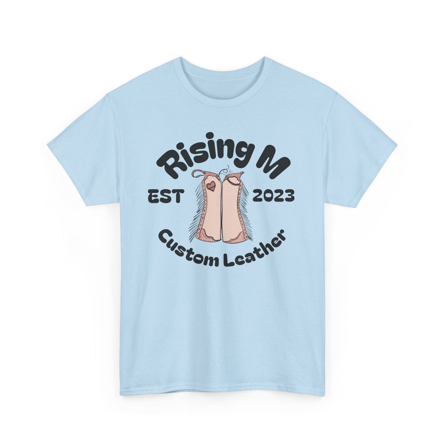 Rising M Custom Leather Ranch Pant tee