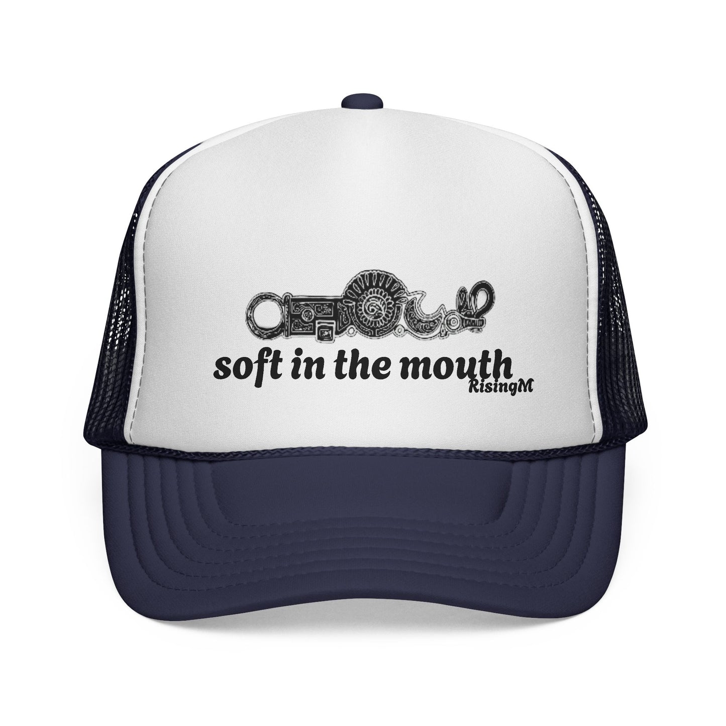 Funny Soft in the Mouth Trucker Cap, western humor, Great Gift for Friends, Summer Style. Cowboy fashion