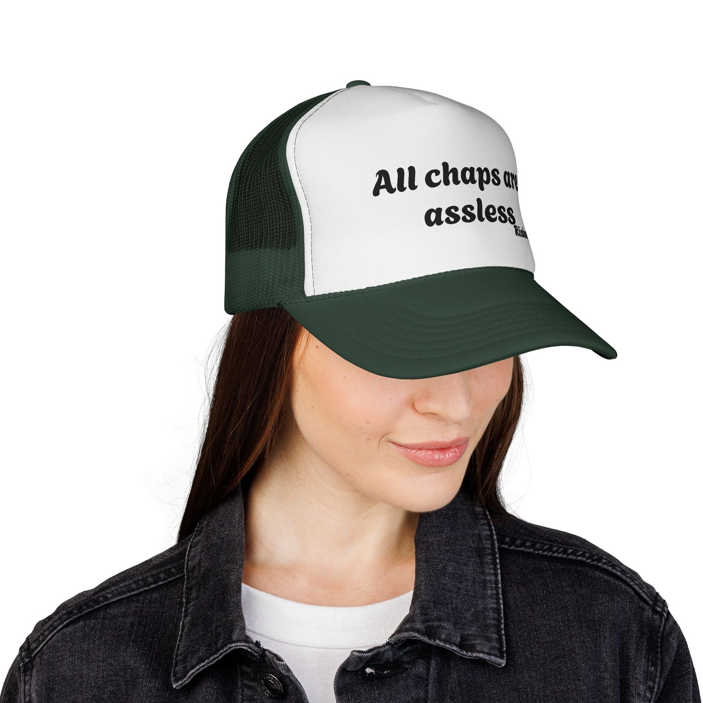 Funny Rodeo Cowboy Trucker Cap, Assless Chaps Western Ball Cap, Cowboy Hat Gift, Rodeo Apparel, Cowboy Costume Accessory