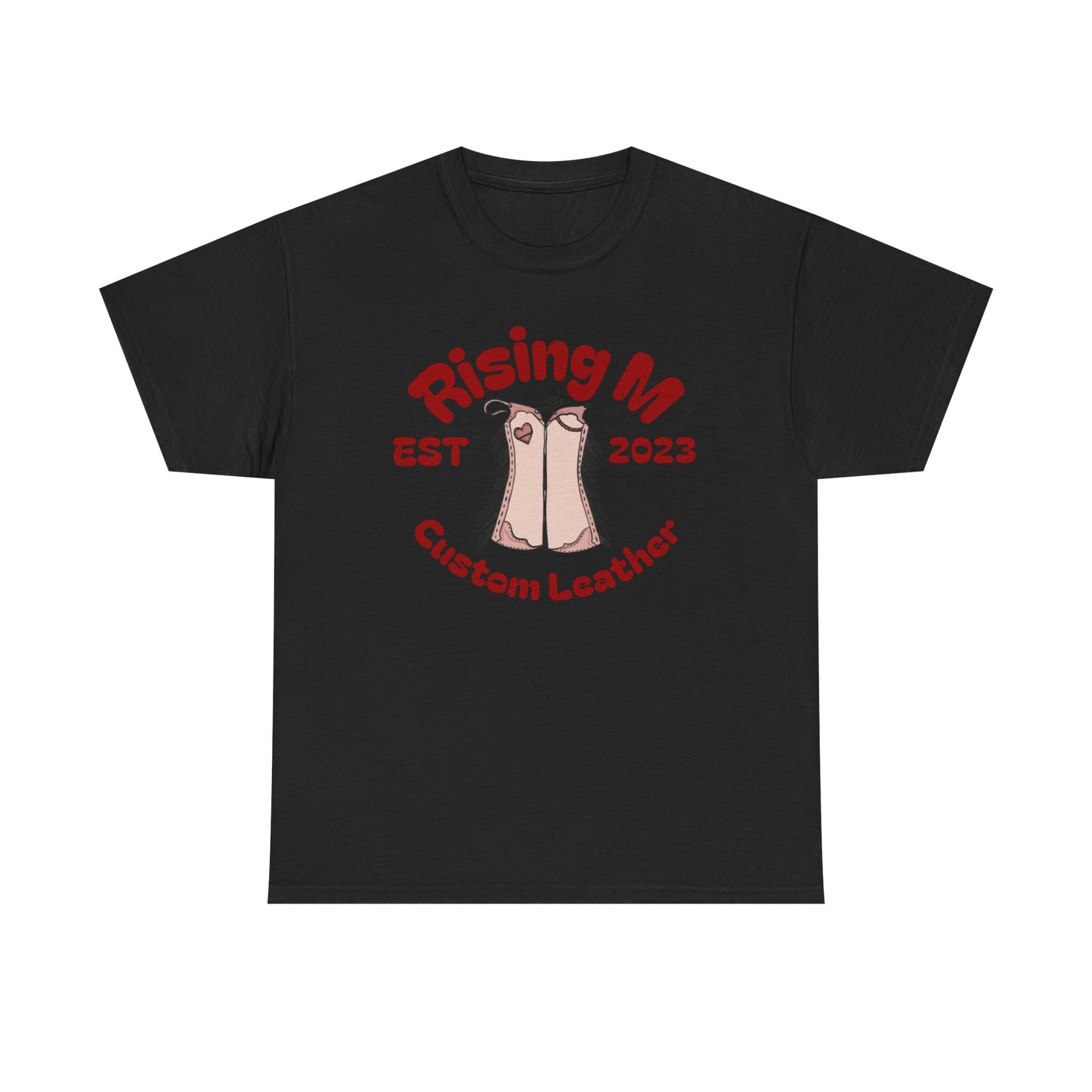 Rising M Custom Leather Ranch Pant tee