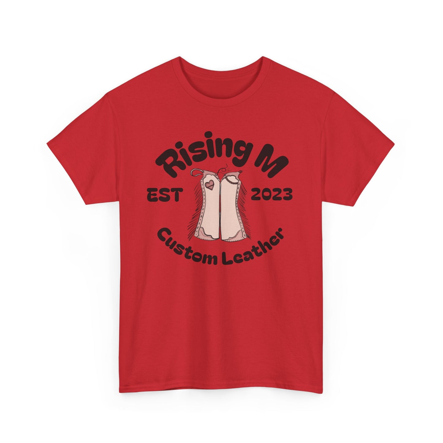 Rising M Custom Leather Ranch Pant tee