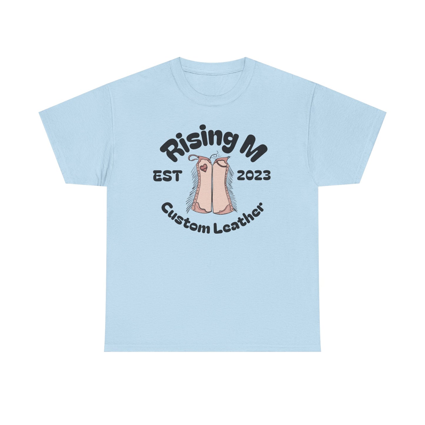 Rising M Custom Leather Ranch Pant tee