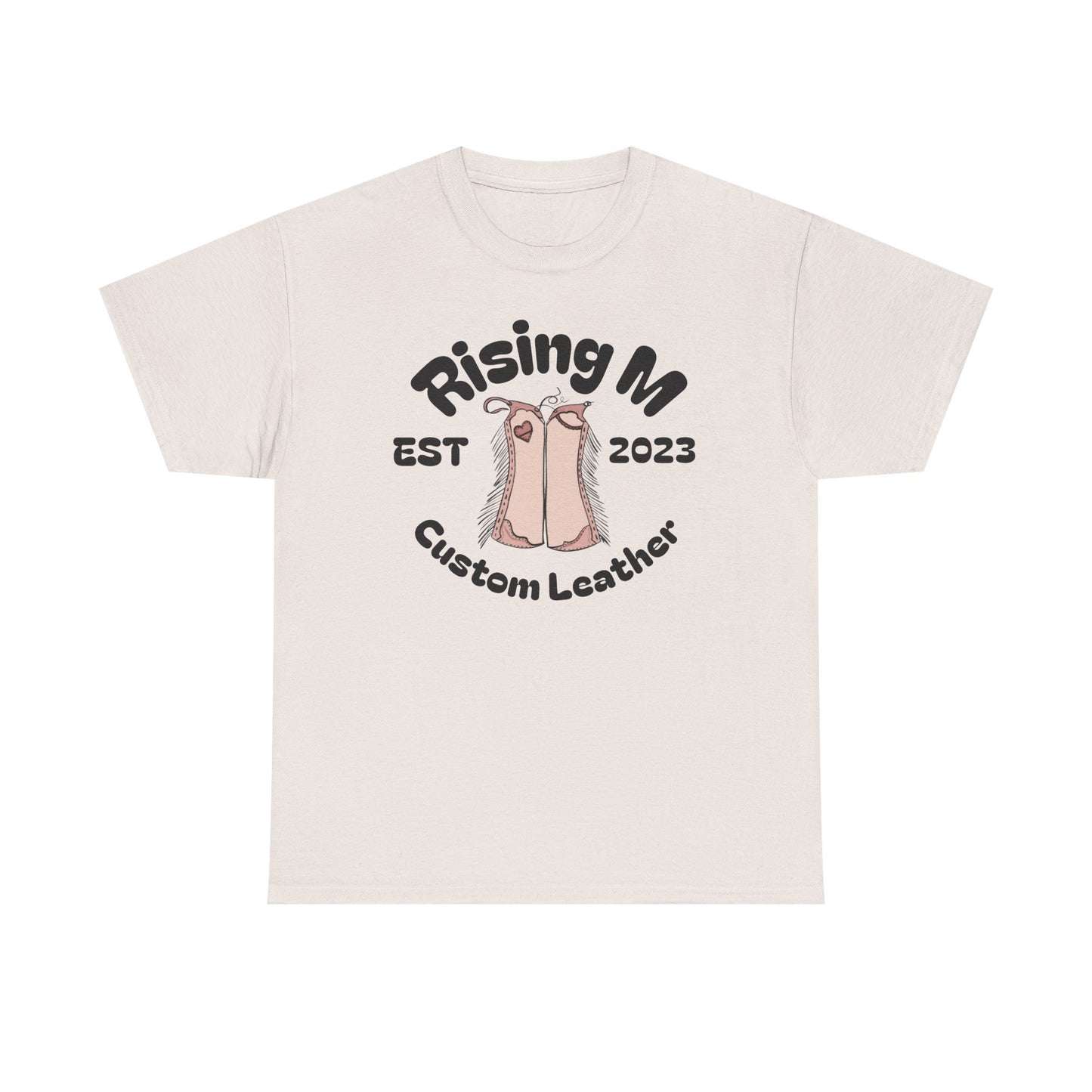 Rising M Custom Leather Ranch Pant tee
