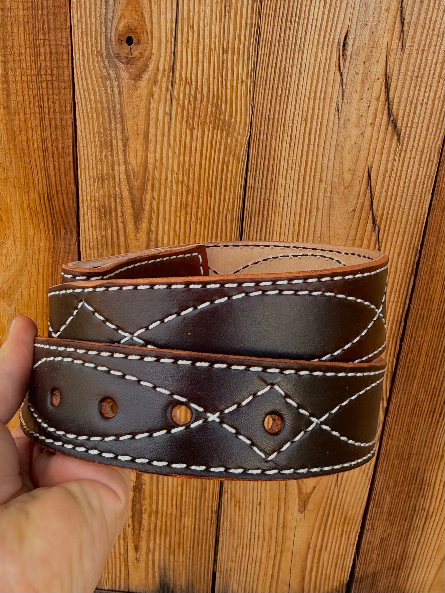 Brown Smooth Belt