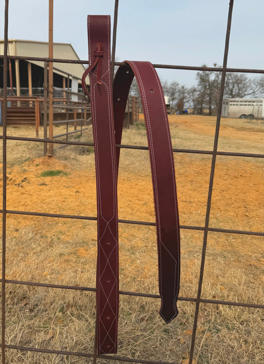 7 Foot Diamond stitched Latigo