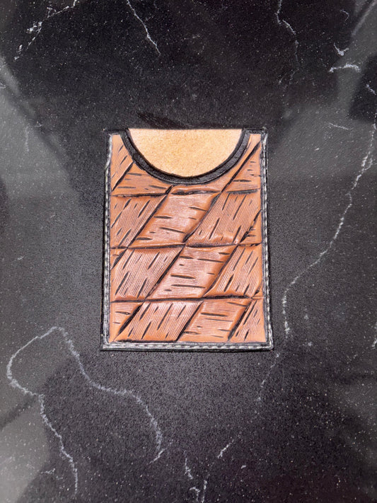 Basket weave cardholder