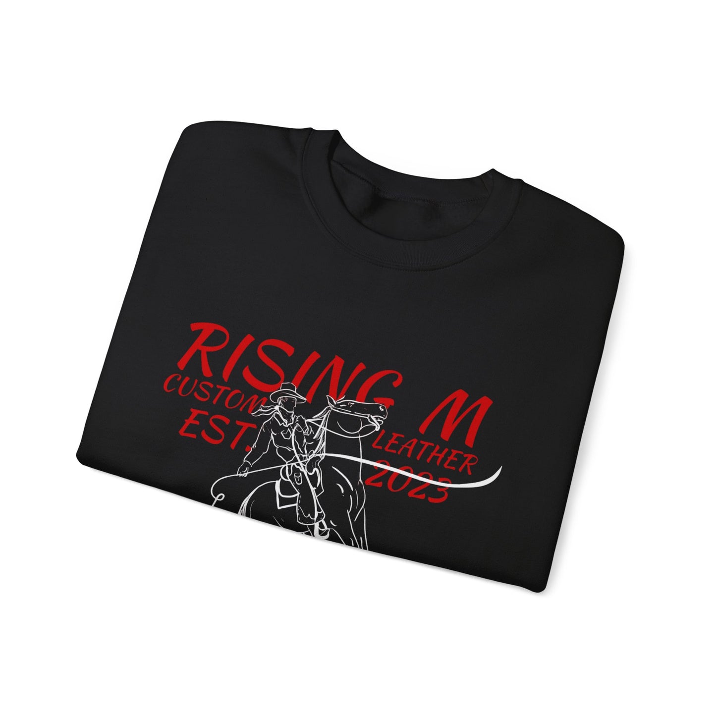 Rising M Rodeo Crewneck Sweatshirt - western Graphic