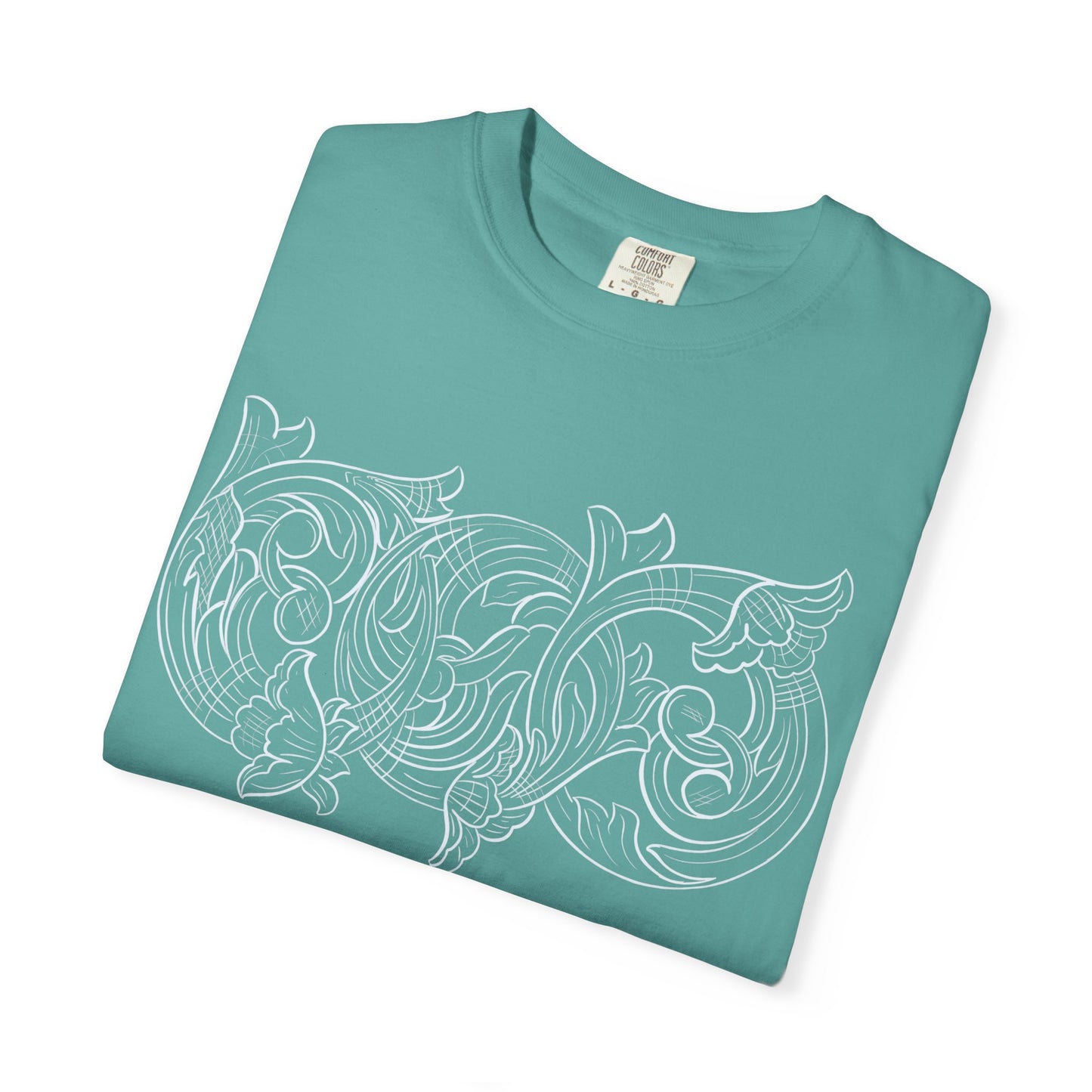 Rising M comfort colors scrolling front - roper logo back
