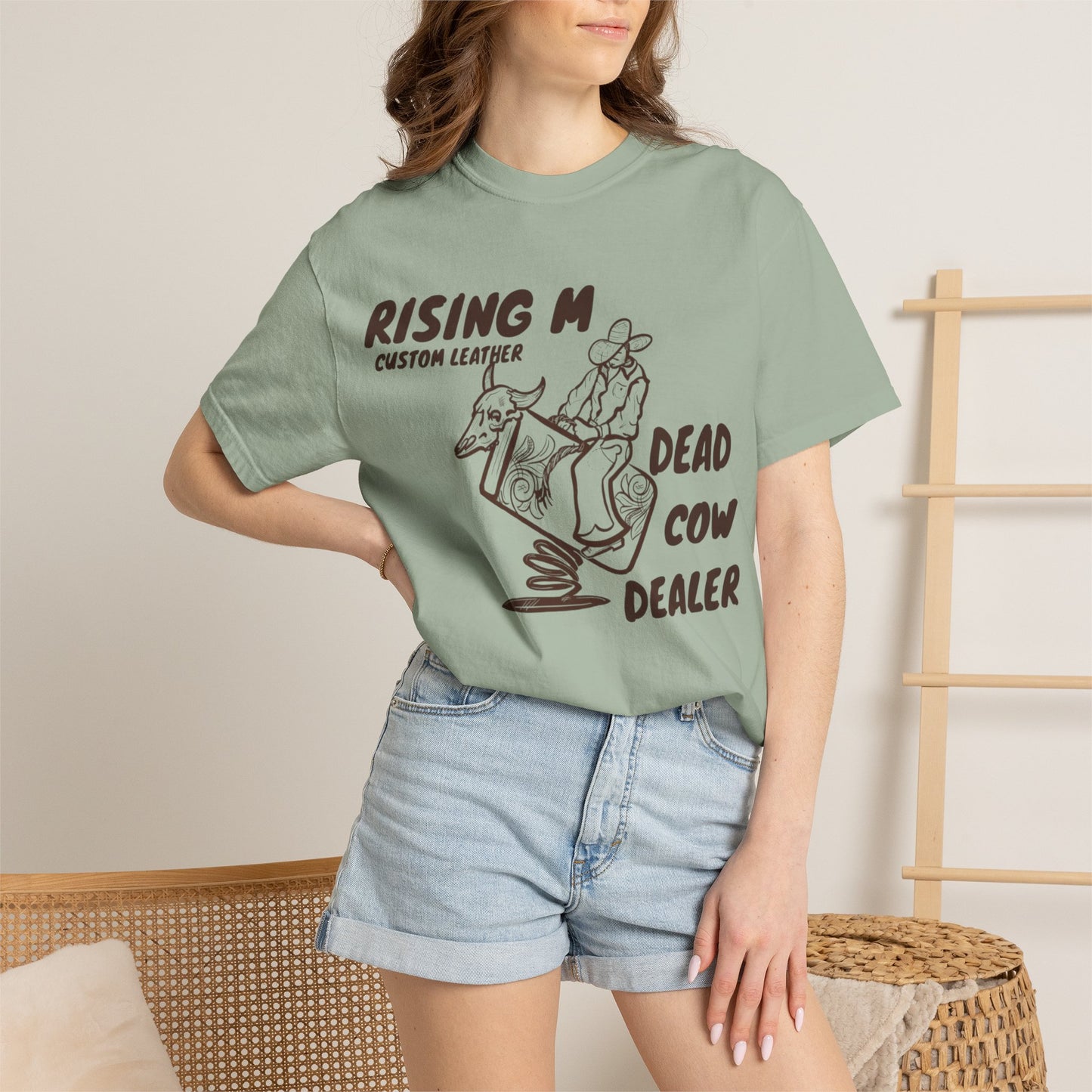 Dead Cow Dealer comfort colors tee ( front design only)