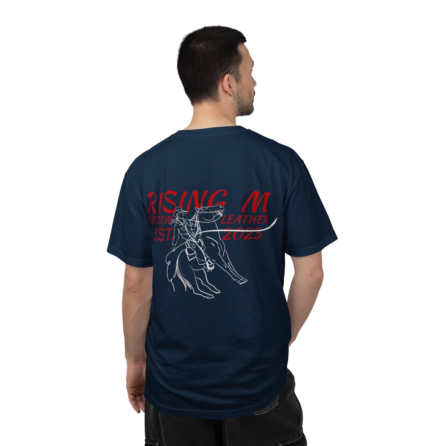 Rising M comfort colors scrolling front - roper logo back