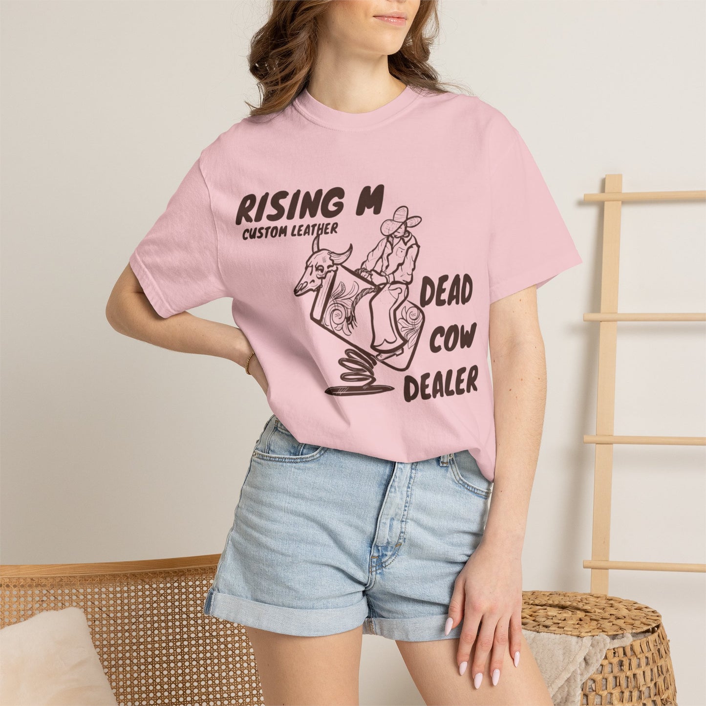 Dead Cow Dealer comfort colors tee ( front design only)