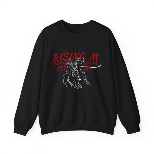Rising M Rodeo Crewneck Sweatshirt - western Graphic