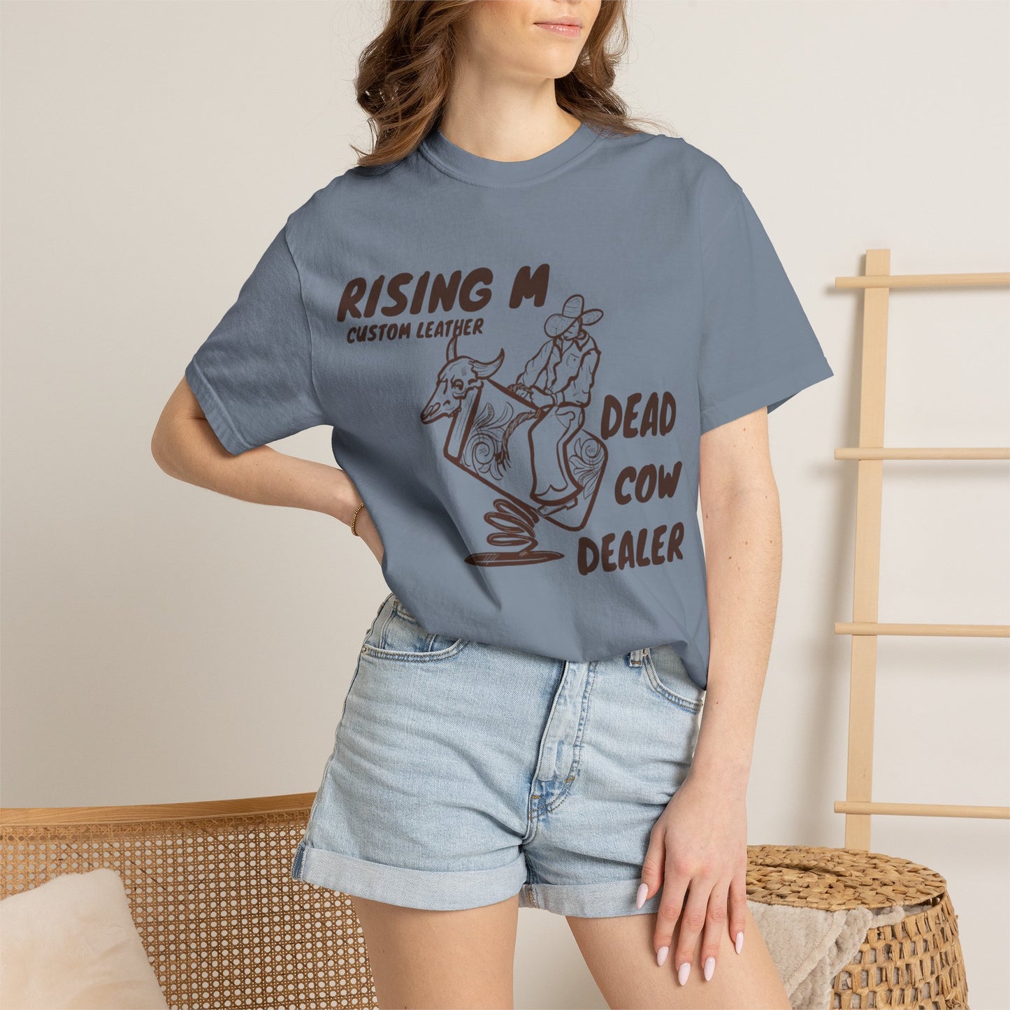 Dead Cow Dealer comfort colors tee ( front design only)