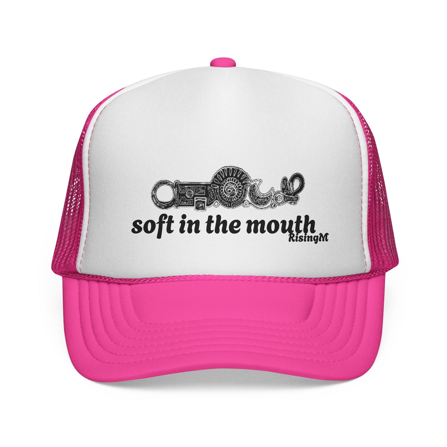 Funny Soft in the Mouth Trucker Cap, western humor, Great Gift for Friends, Summer Style. Cowboy fashion
