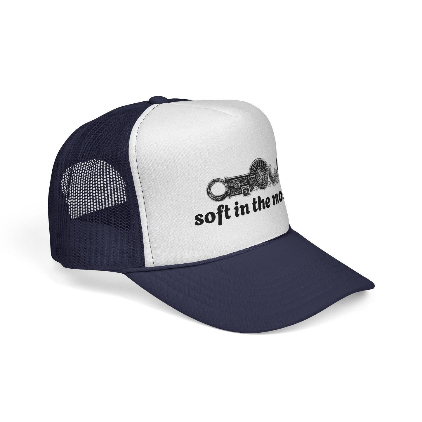 Funny Soft in the Mouth Trucker Cap, western humor, Great Gift for Friends, Summer Style. Cowboy fashion