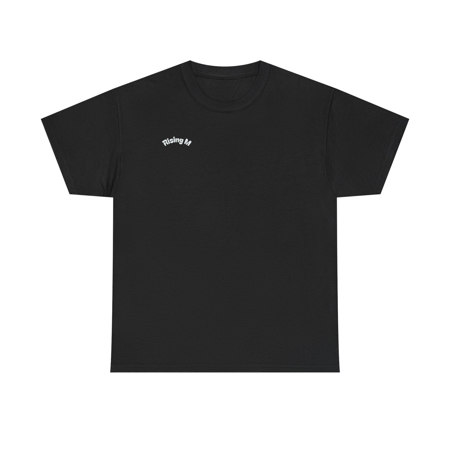Rising M Unisex Heavy Cotton Tee | Custom Leather Graphic, Casual Wear,