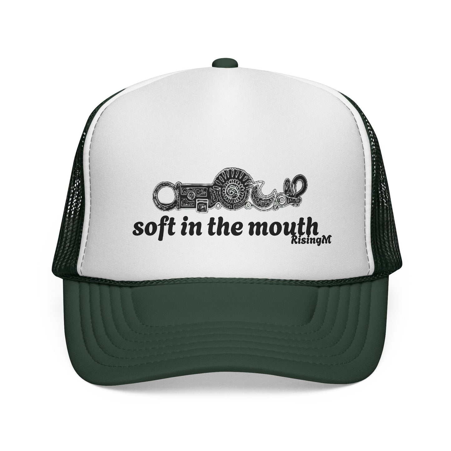 Funny Soft in the Mouth Trucker Cap, western humor, Great Gift for Friends, Summer Style. Cowboy fashion