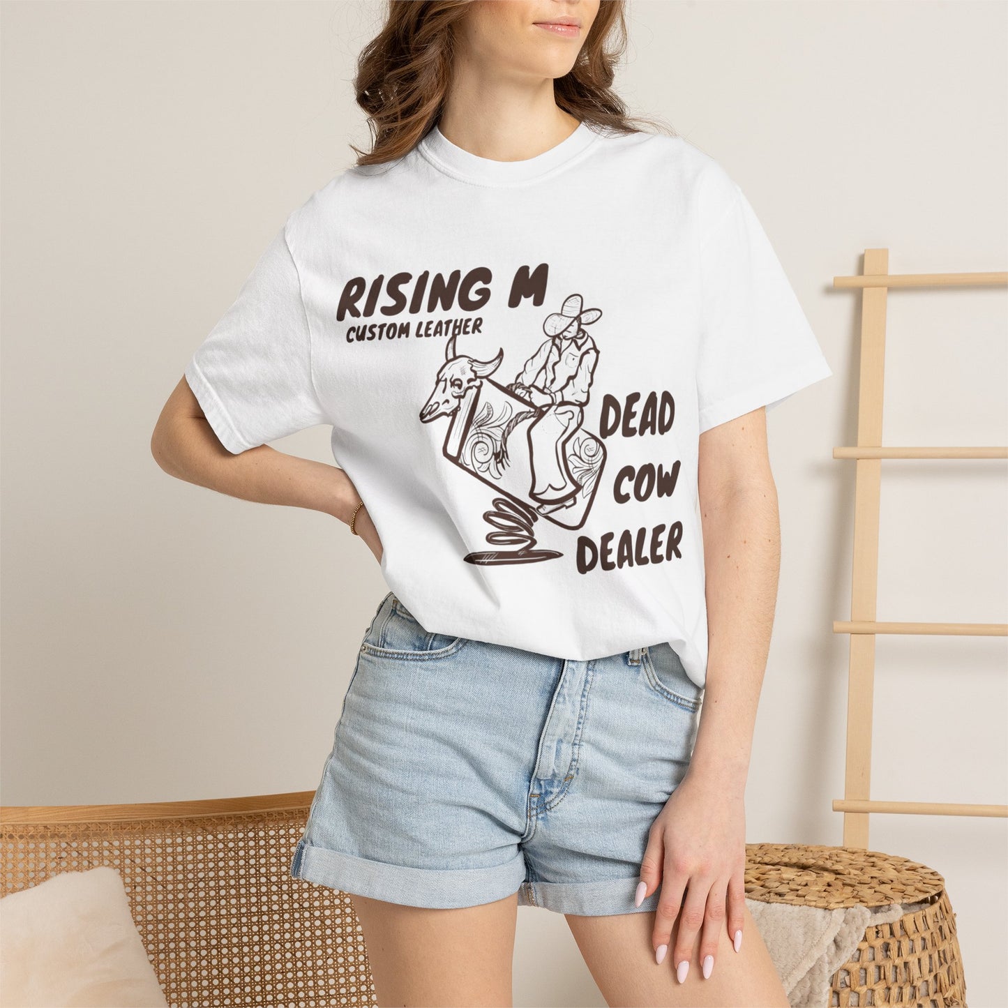 Dead Cow Dealer comfort colors tee ( front design only)