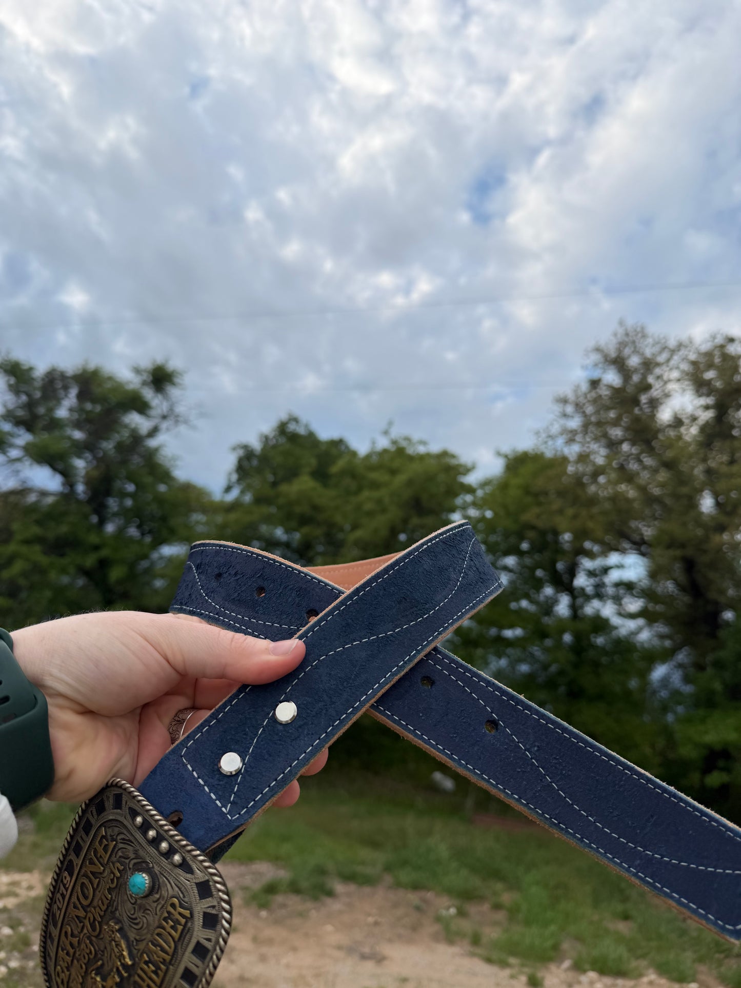 Royal blue rough out (holes 25-31) ready to ship