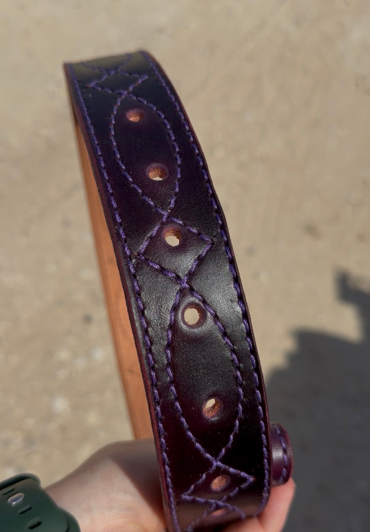 Purple Smooth Belt