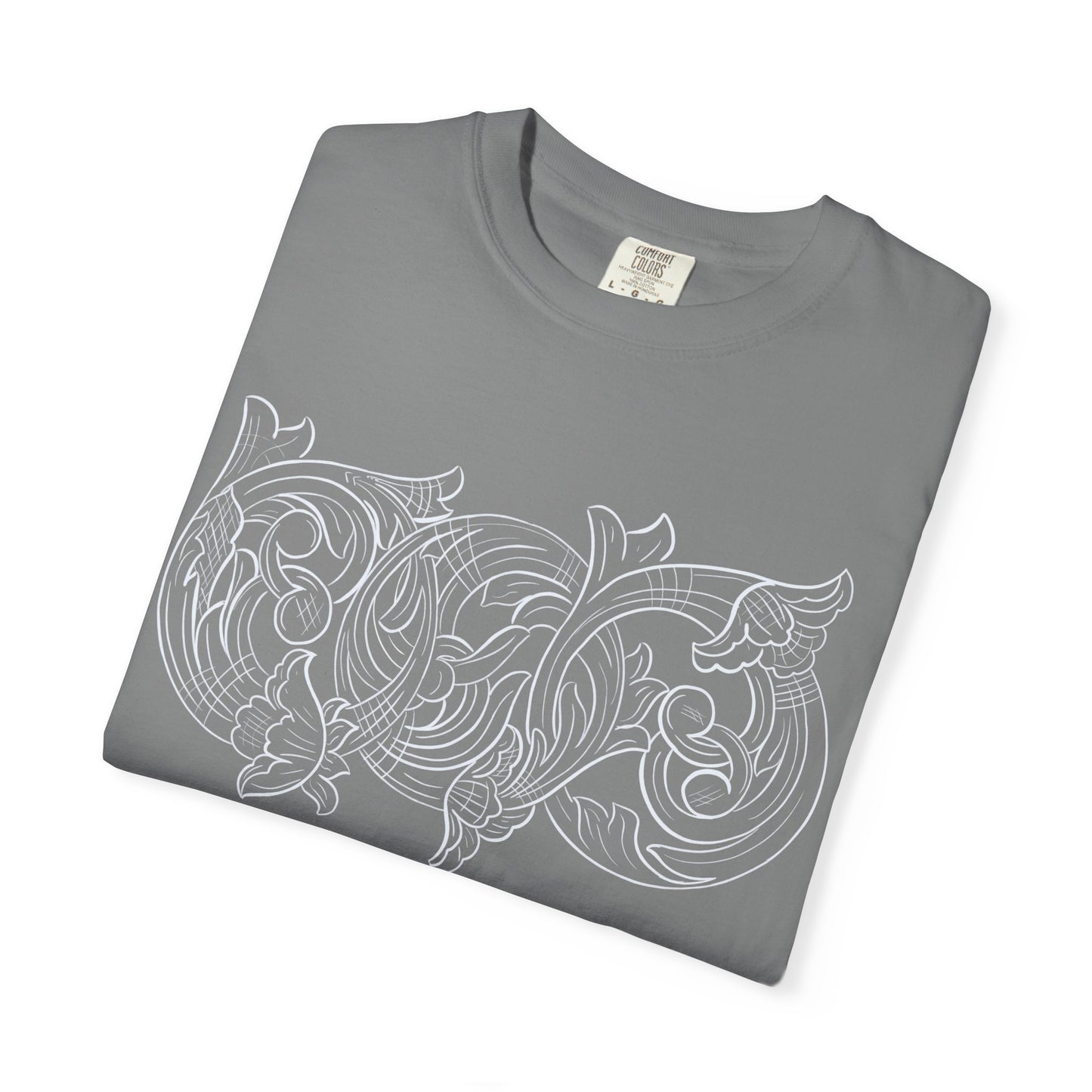Rising M comfort colors scrolling front - roper logo back