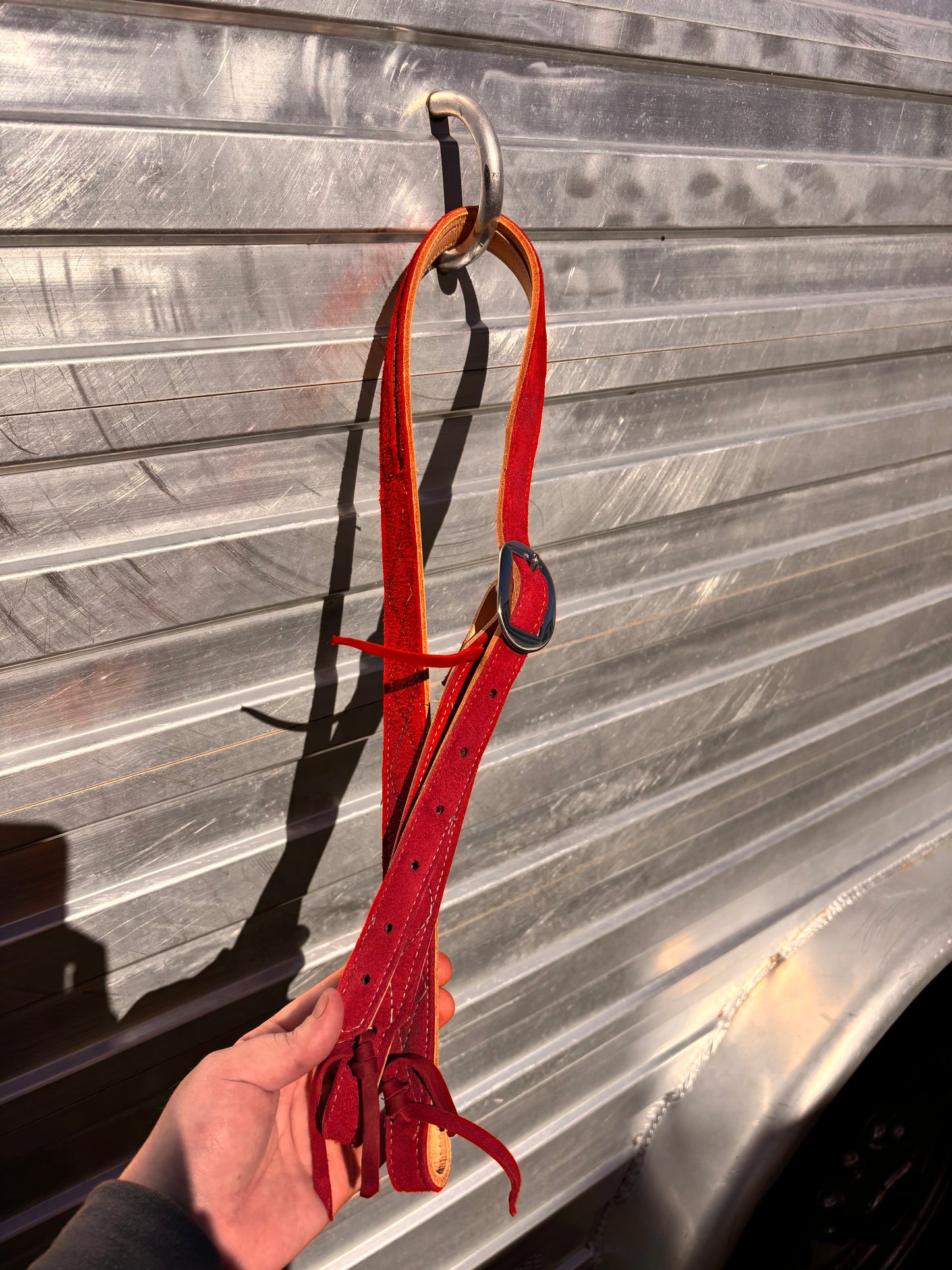 Suede headstall