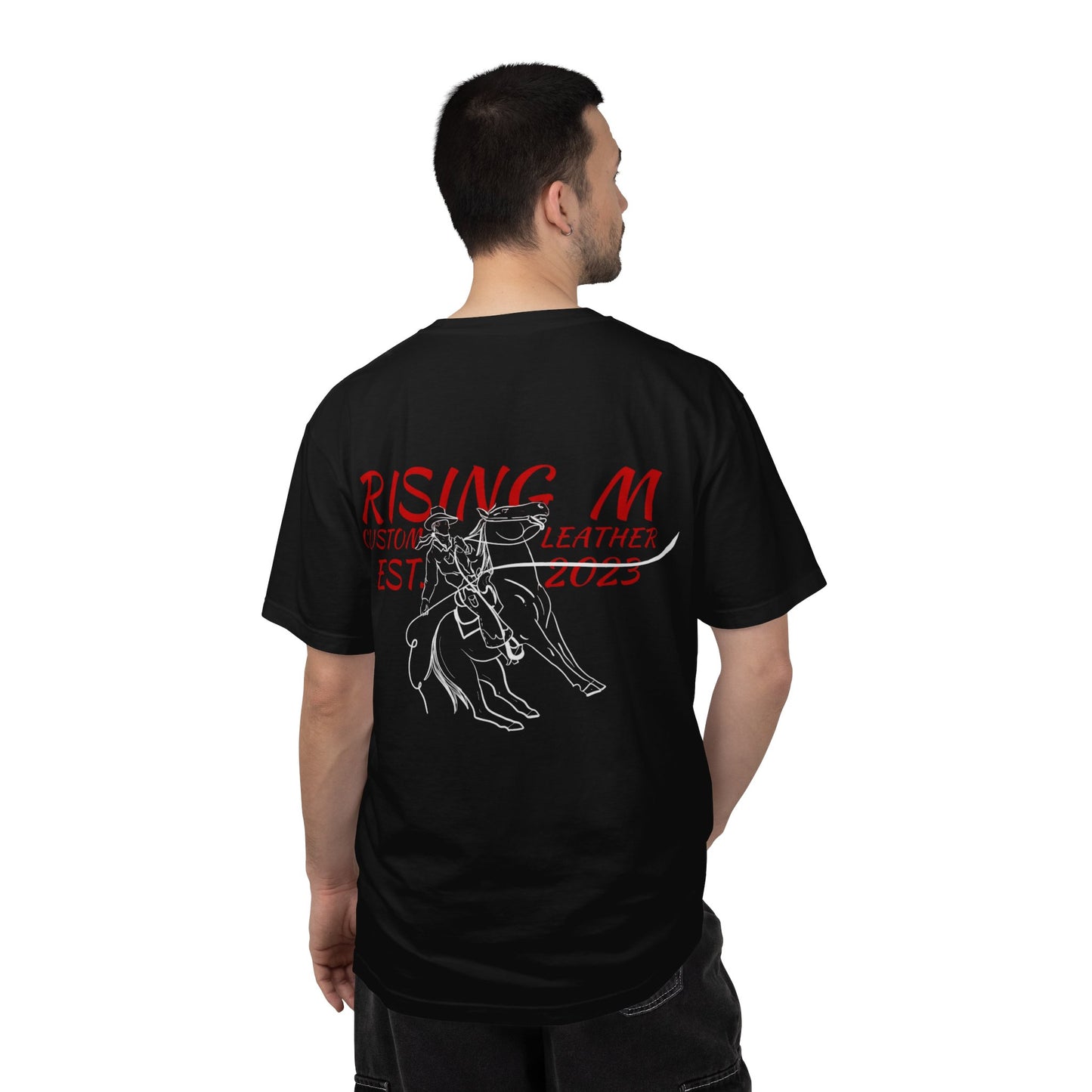 Rising M comfort colors scrolling front - roper logo back