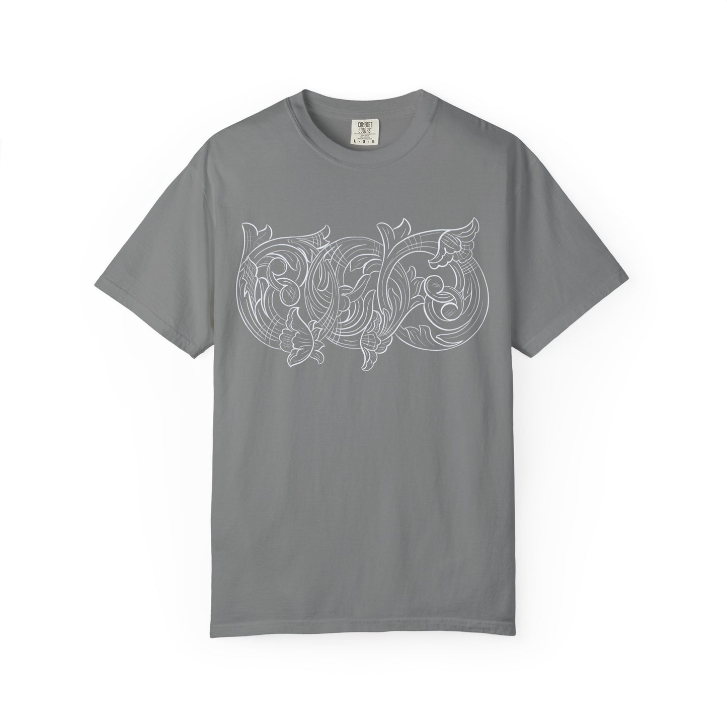 Rising M comfort colors scrolling front - roper logo back