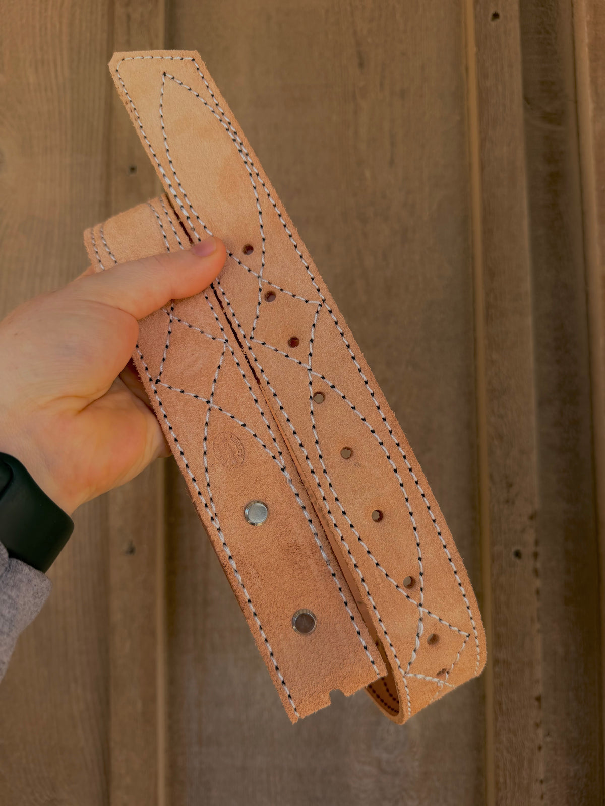 Tan Rough out belt