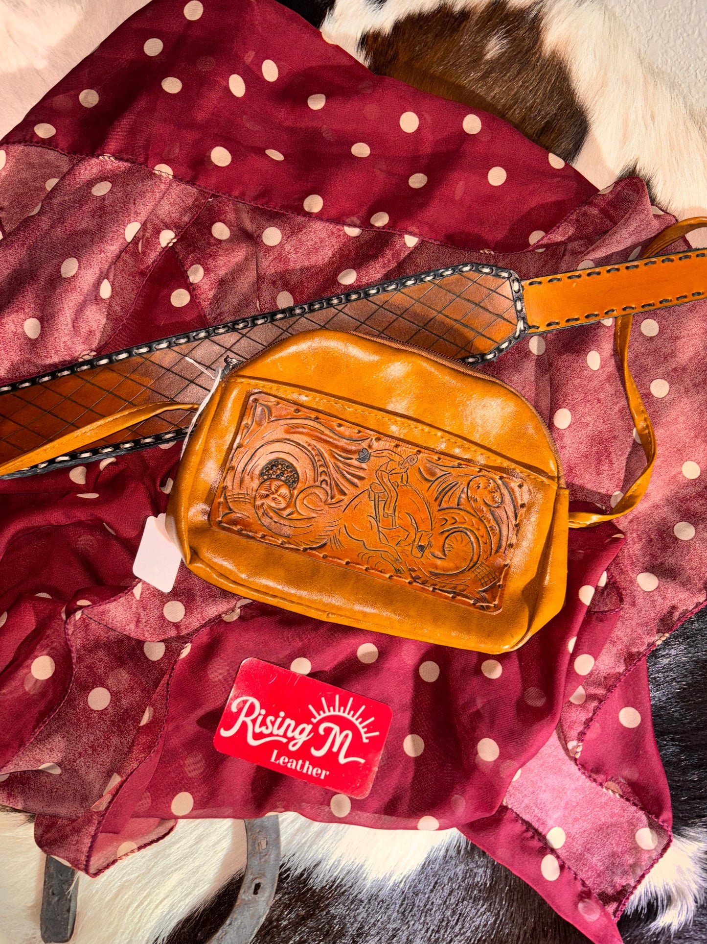 Tooled purse