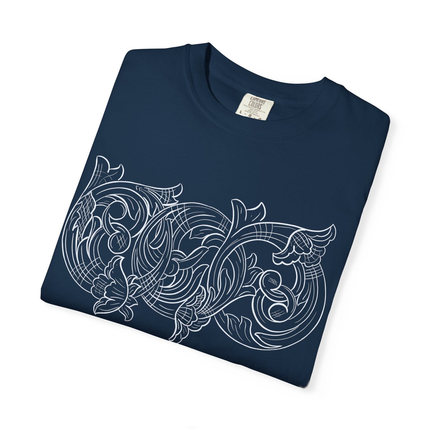 Rising M comfort colors scrolling front - roper logo back