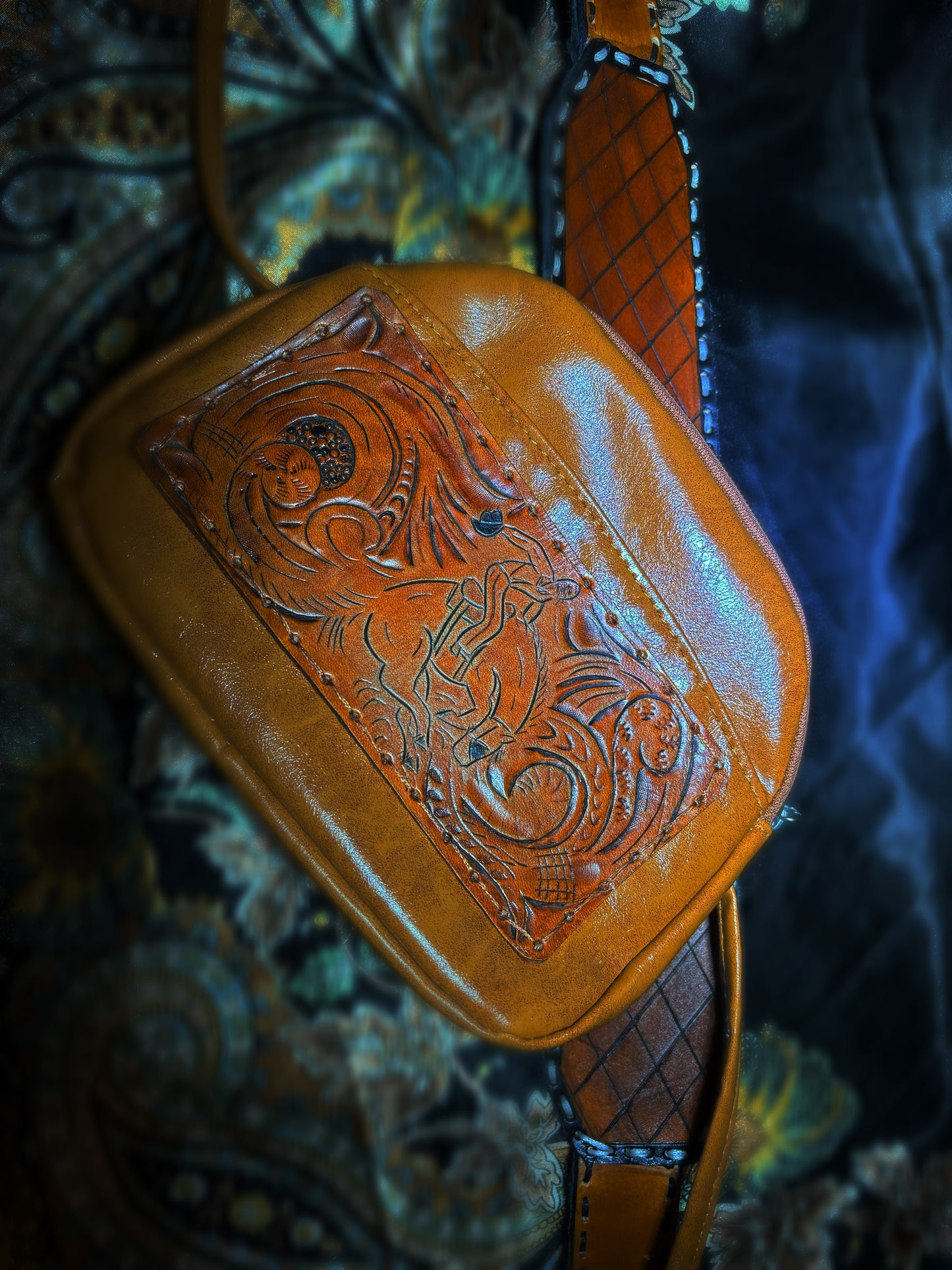 Tooled purse