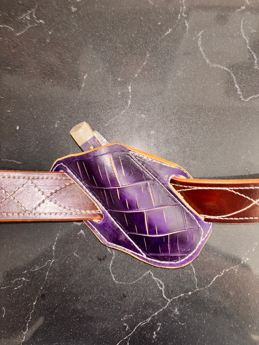 Left hip knife sheath