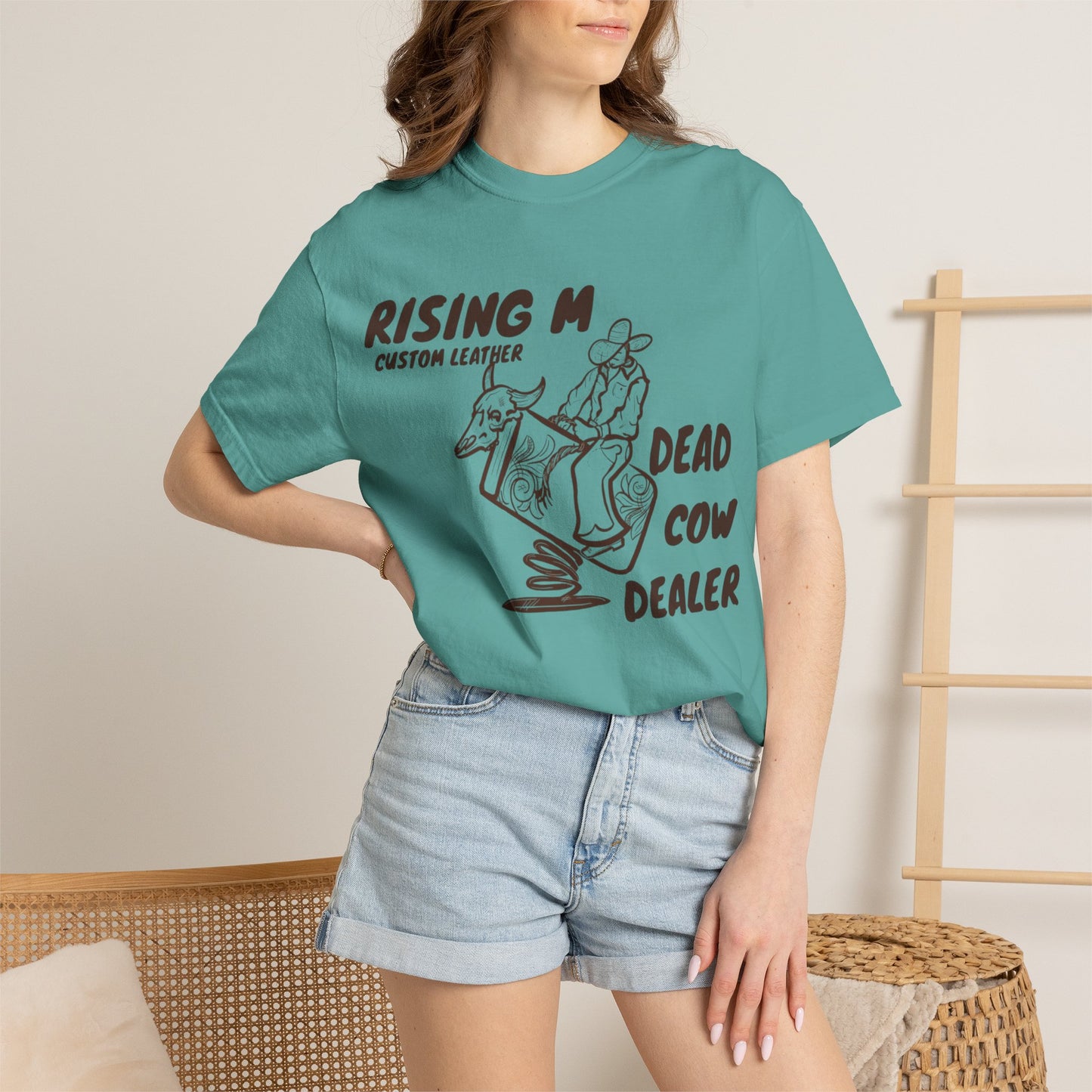 Dead Cow Dealer comfort colors tee ( front design only)